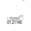 MTS 01.21140 Exhaust Pipe